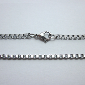 Stainless Steel Box Chain - 2mm Width